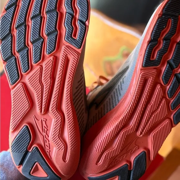 Altra Gray and Orange Running Shoes