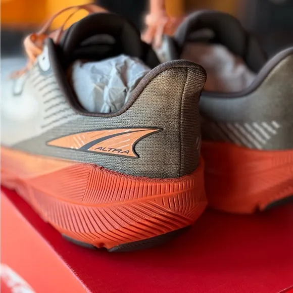 Altra Gray and Orange Running Shoes