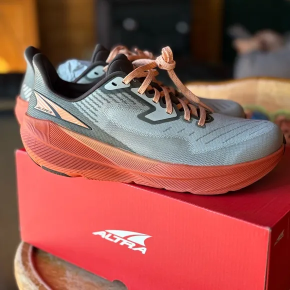 Altra Gray and Orange Running Shoes