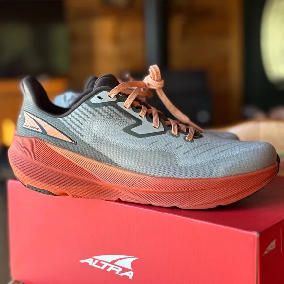 Altra Gray and Orange Running Shoes