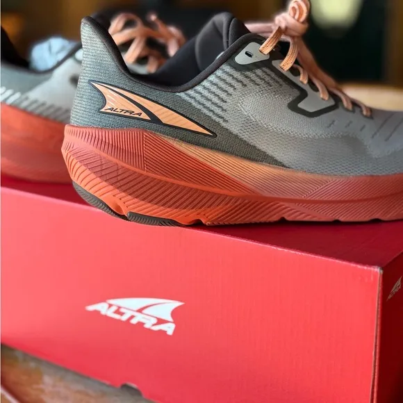 Altra Gray and Orange Running Shoes