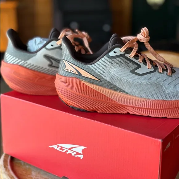 Altra Gray and Orange Running Shoes