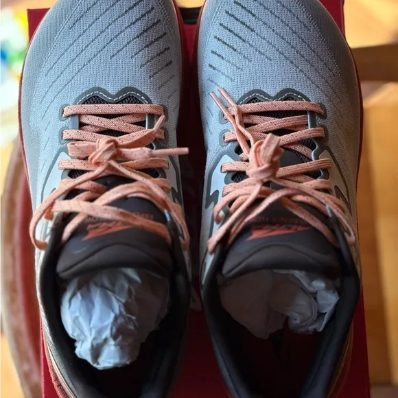 Altra Gray and Orange Running Shoes