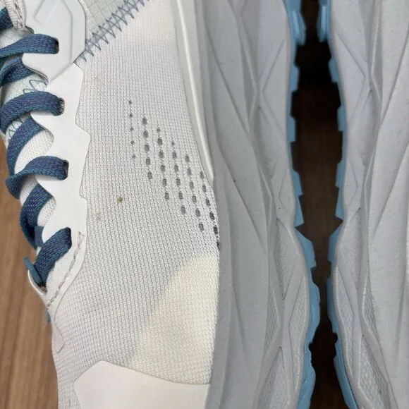 Altra Olympus 5 White Blue Gray Athletic Running Shoes Sneaker Women’s 10.5 READ