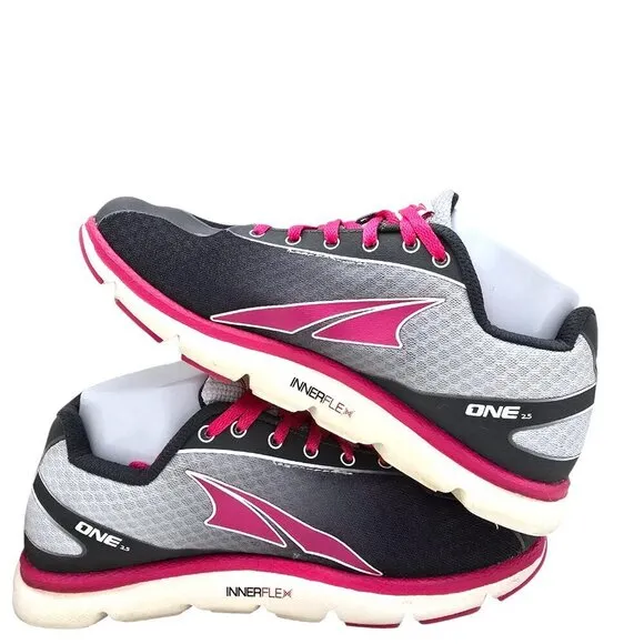 Altra One 2.5 Inner Flex Zero Drop Running Shoes Grey Pink