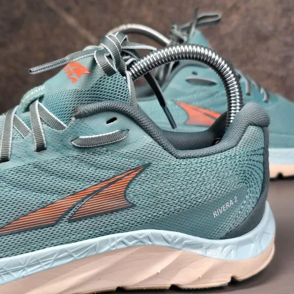 ALTRA Rivera 2 Womens‎ 7 Running Shoes Blue Dusty Teal ALOA5489305