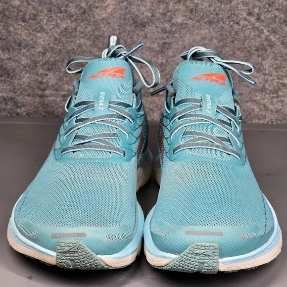 ALTRA Rivera 2 Womens‎ 7 Running Shoes Blue Dusty Teal ALOA5489305