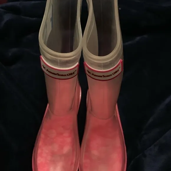 American Girl Peek-a-Boo Rain Boots Size 1/2