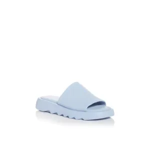 ANDRE ASSOUS Womens Light Blue Jesse Platform Slip On Slide Sandals Shoes 10 M