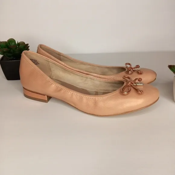 ANNE KLEIN Patricia Ballet Flats Sz 6.5M