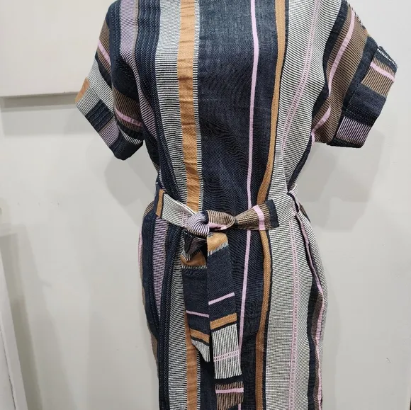 [ANTHROPOLOGIE 34° N 118° W] AUSTEN STRIPED TUNIC DRESS , Women's size small