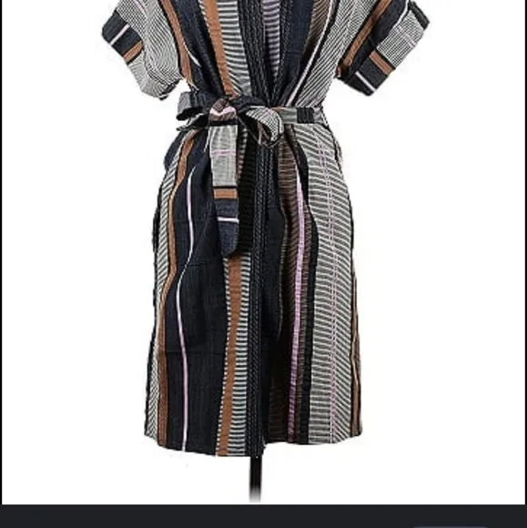 [ANTHROPOLOGIE 34° N 118° W] AUSTEN STRIPED TUNIC DRESS , Women's size small