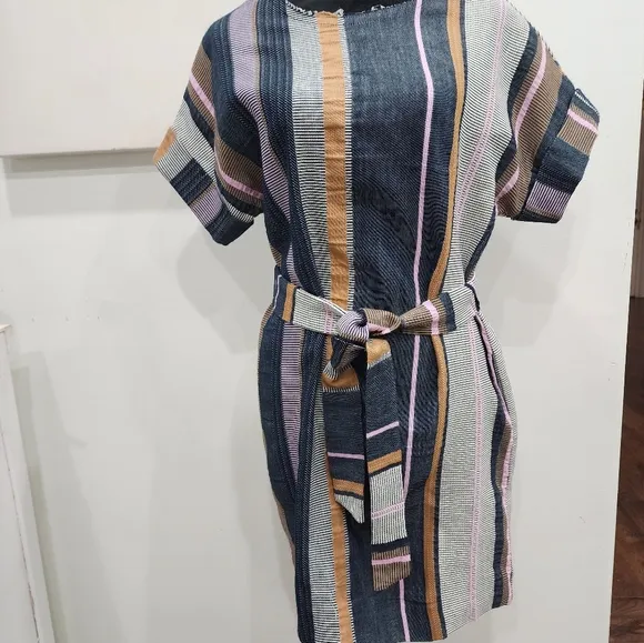 [ANTHROPOLOGIE 34° N 118° W] AUSTEN STRIPED TUNIC DRESS , Women's size small