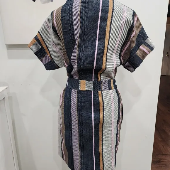 [ANTHROPOLOGIE 34° N 118° W] AUSTEN STRIPED TUNIC DRESS , Women's size small