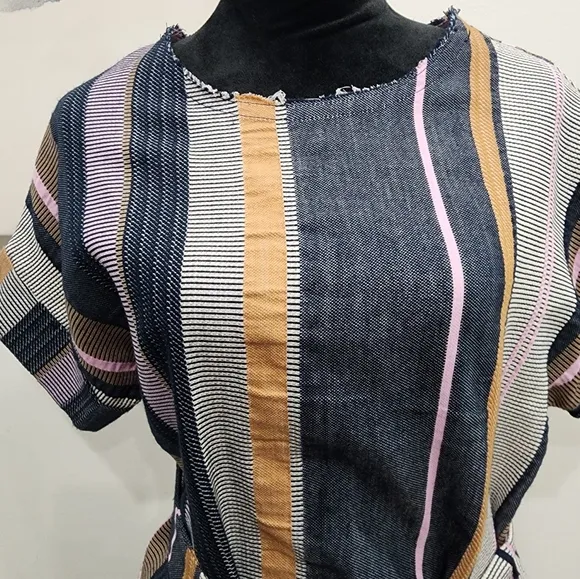 [ANTHROPOLOGIE 34° N 118° W] AUSTEN STRIPED TUNIC DRESS , Women's size small