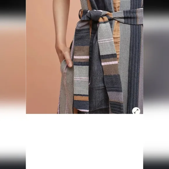 [ANTHROPOLOGIE 34° N 118° W] AUSTEN STRIPED TUNIC DRESS , Women's size small