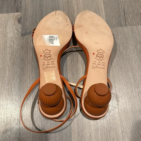 Anthropologie Guilhermina Sculptural Heeled Sandals