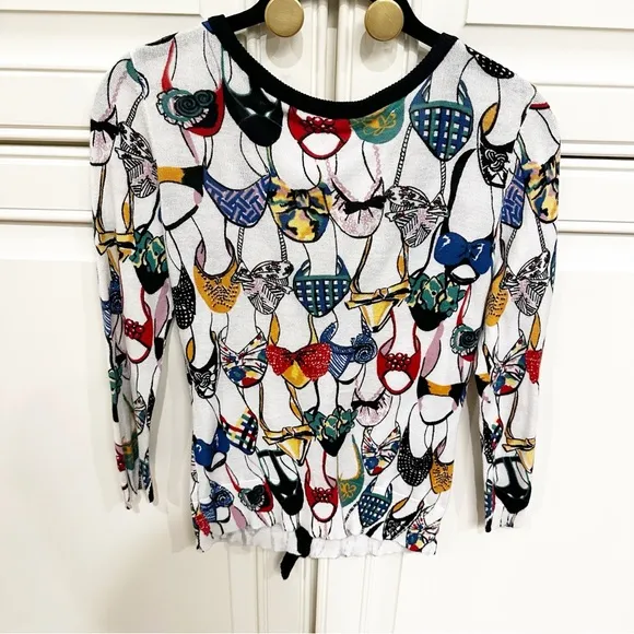 Anthropologie Imelda Women’s Shoes Heels Cardigan Sweater Button Front Cotton XS