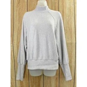 Anthropologie Maeve Laney Sweatshirt Women's M Purple Lined Long Raglan Sleeve