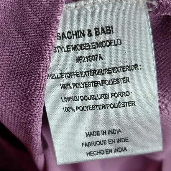 Anthropologie Sachin &amp; Babi Colorblock Ruffle Bow Skirt Sz 0