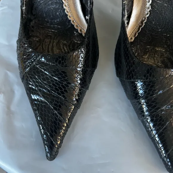 Anthropologie  Seychelles Black High Heels Size 8