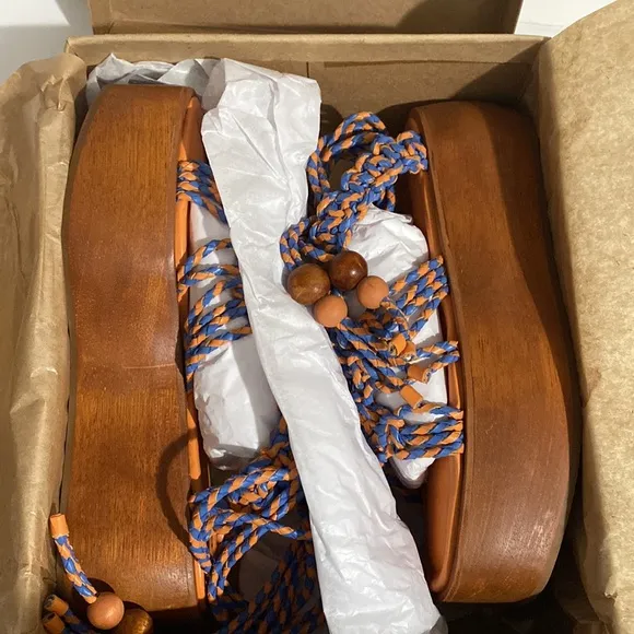 Anthropology @@@THE ODELLS@@@The Odells braided Platform Sandals. Size: 38