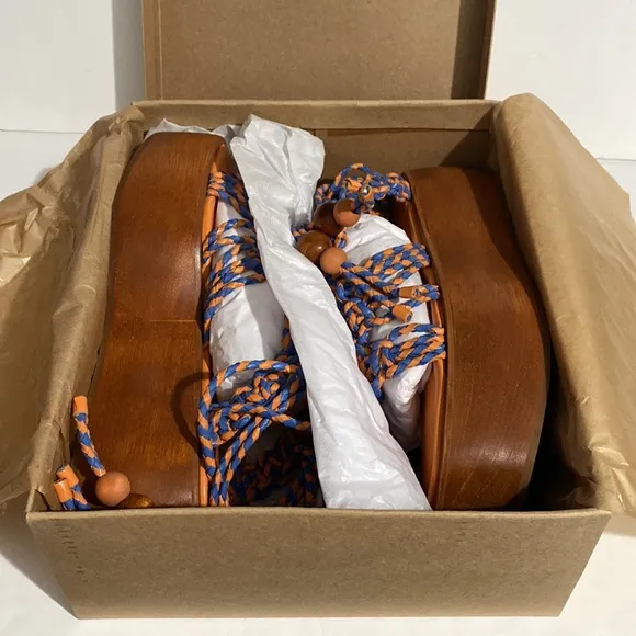 Anthropology @@@THE ODELLS@@@The Odells braided Platform Sandals. Size: 38