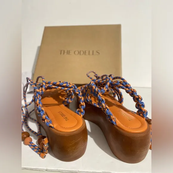 Anthropology @@@THE ODELLS@@@The Odells braided Platform Sandals. Size: 38