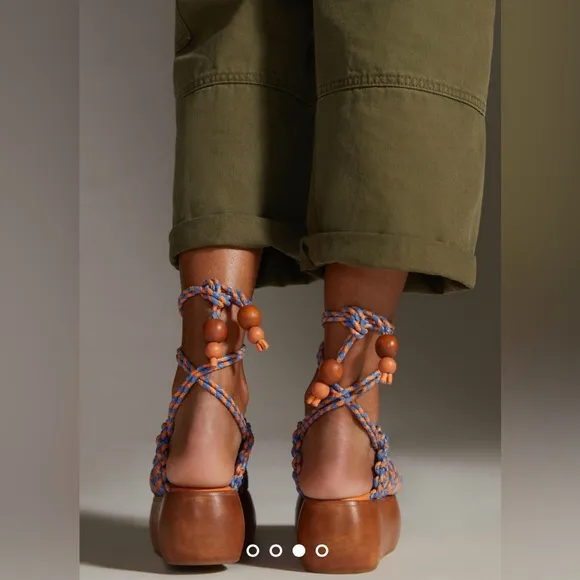 Anthropology @@@THE ODELLS@@@The Odells braided Platform Sandals. Size: 38