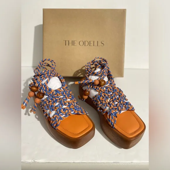 Anthropology @@@THE ODELLS@@@The Odells braided Platform Sandals. Size: 38