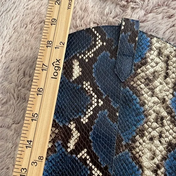 Antonio Melani Blue Multi Western Knee High Boots Women’s Sz 8.5M Concert, Dance