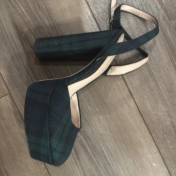 Antonio Melani X Born On Fifth Liv Tartan Plaid Closed Toe Platform Dress Pumps