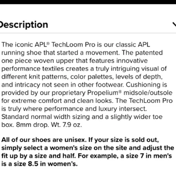 APL TECHLOOM PRO*Gray Sneakers**US 5.5, 10.5**$160