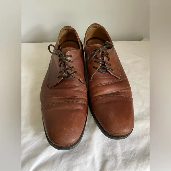 Aquatalia Mens Lace Up Dress Shoes Size 10