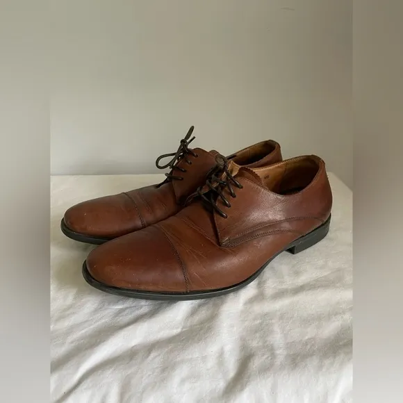 Aquatalia Mens Lace Up Dress Shoes Size 10