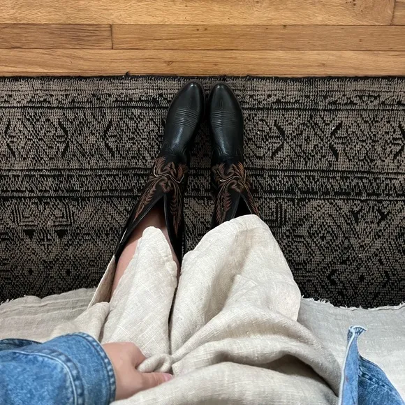 Ariat Black Heritage Western Cowboy Boots