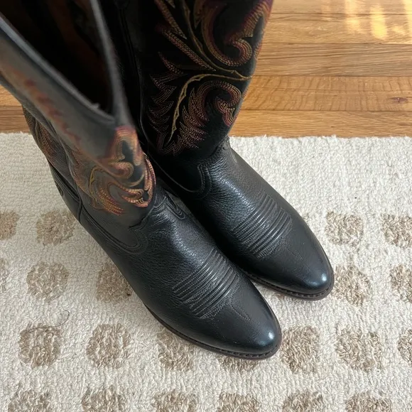 Ariat Black Heritage Western Cowboy Boots