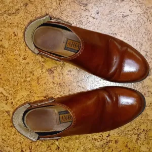 Ariat Brown Leather Clog Slingback Mule Size 7B