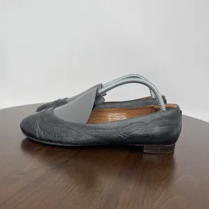 Ariat Dreamer Shoes Women 7.5B Black Leather Ballet Flat Comfort Loafer 10015463