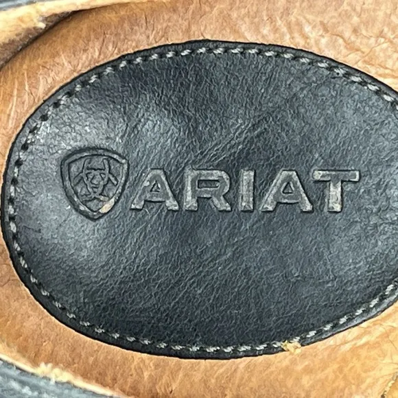 Ariat Dreamer Shoes Women 7.5B Black Leather Ballet Flat Comfort Loafer 10015463