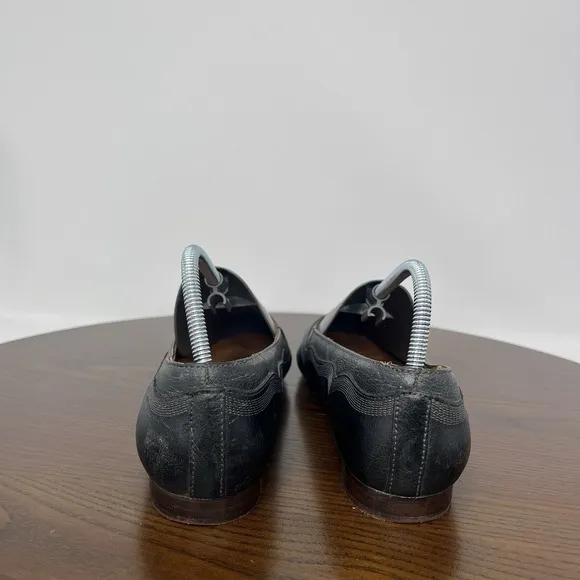 Ariat Dreamer Shoes Women 7.5B Black Leather Ballet Flat Comfort Loafer 10015463
