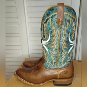 Ariat Futurity Royal Western Boots Square Toe 10061161 Men's Size 10 D