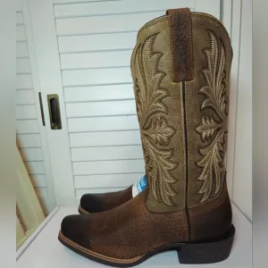 Ariat Hustler Performance Western Boots Square Toe 10061158 Men's Size 10 D