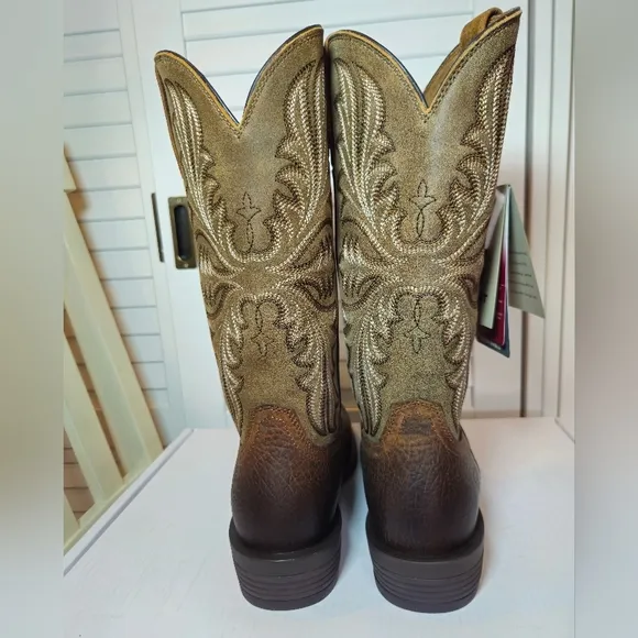 Ariat Hustler Performance Western Boots Square Toe 10061158 Men's Size 10 D