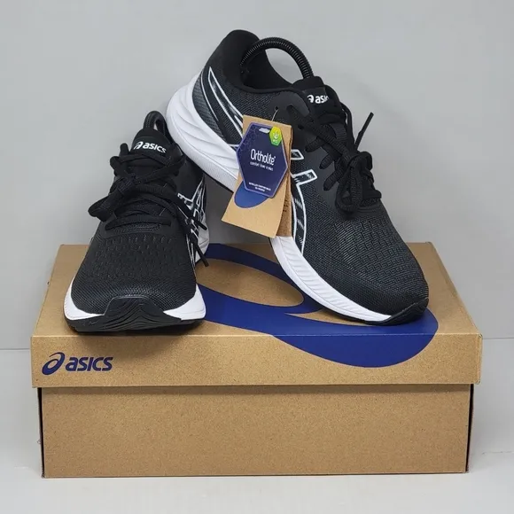 Asics Gel Excite 9 Men's Size 8.5 1011B338 Black Low Running Shoes Sneakers New