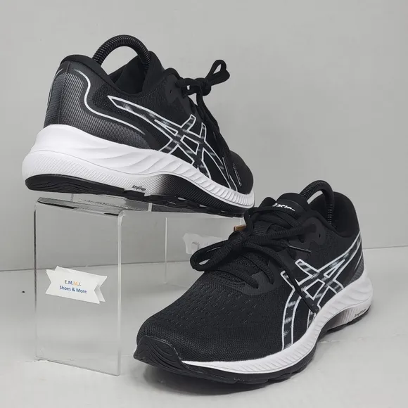 Asics Gel Excite 9 Men's Size 8.5 1011B338 Black Low Running Shoes Sneakers New