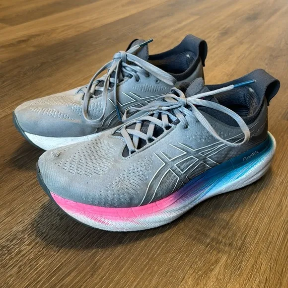 Asics Gel-Nimbus 25 Women's athletic Running Shoes Size 9.5 Gray