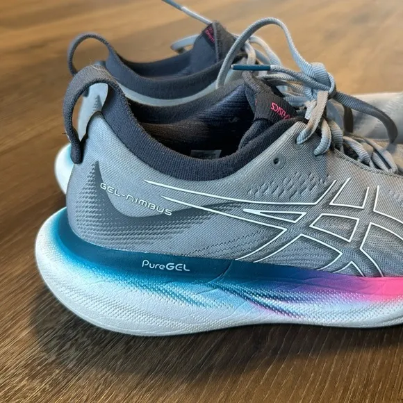 Asics Gel-Nimbus 25 Women's athletic Running Shoes Size 9.5 Gray