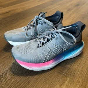 Asics Gel-Nimbus 25 Women's athletic Running Shoes Size 9.5 Gray