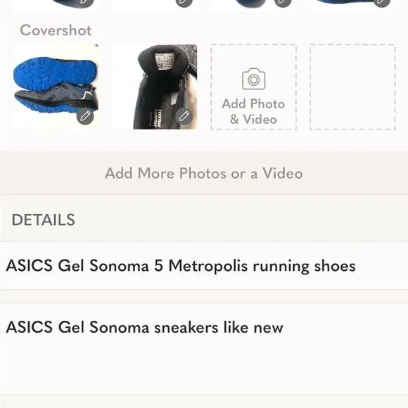 ASICS Gel Sonoma 5 Metropolis running shoes